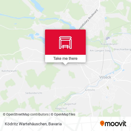 Ködritz Wartehäuschen map