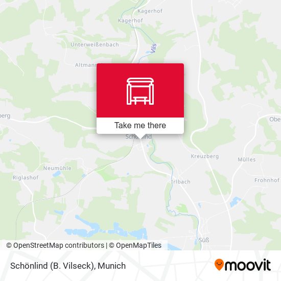 Schönlind (B. Vilseck) map
