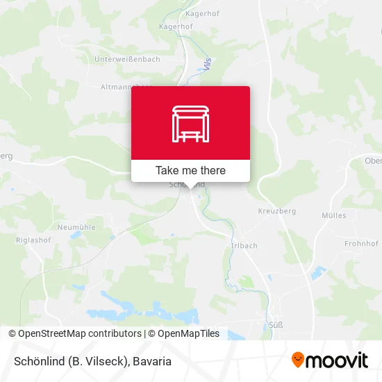Карта Schönlind (B. Vilseck)