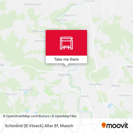 Карта Schönlind (B.Vilseck) Alter Bf