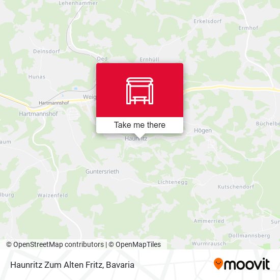 Haunritz Zum Alten Fritz map