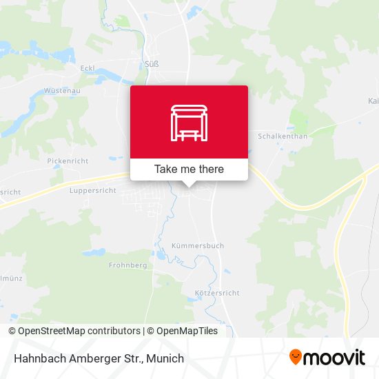 Карта Hahnbach Amberger Str.