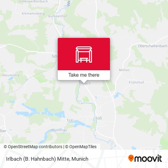 Irlbach (B. Hahnbach) Mitte map