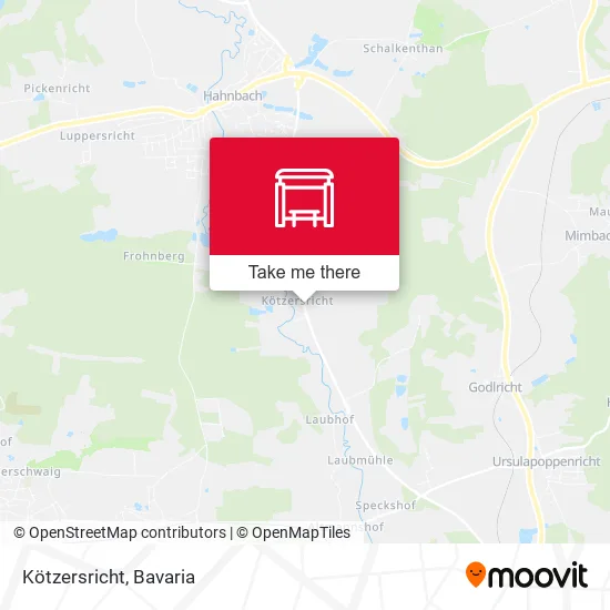 Карта Kötzersricht