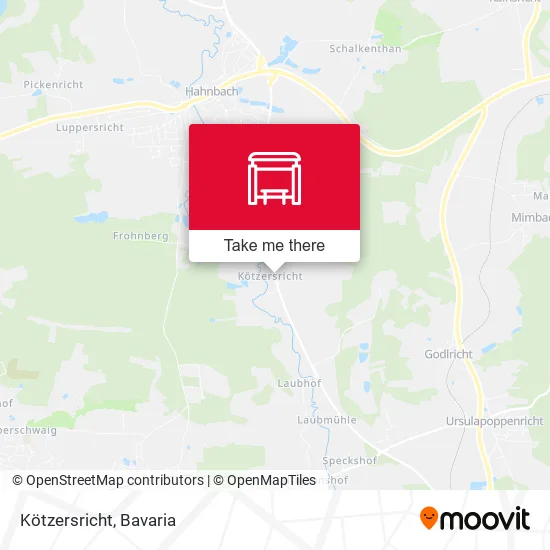 Карта Kötzersricht