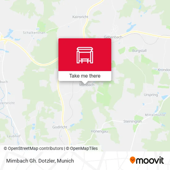 Карта Mimbach Gh. Dotzler