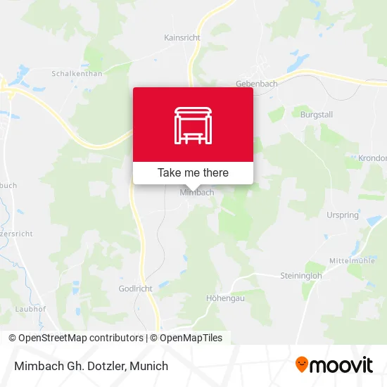 Карта Mimbach Gh. Dotzler