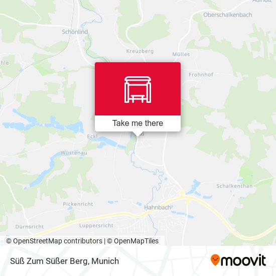 Süß Zum Süßer Berg map