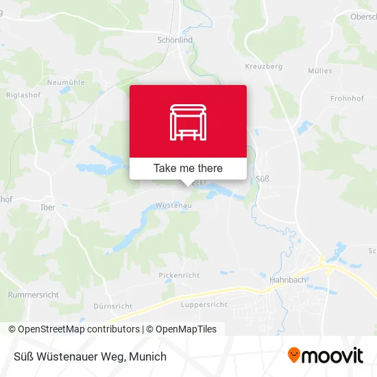 Карта Süß Wüstenauer Weg