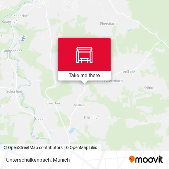 Карта Unterschalkenbach