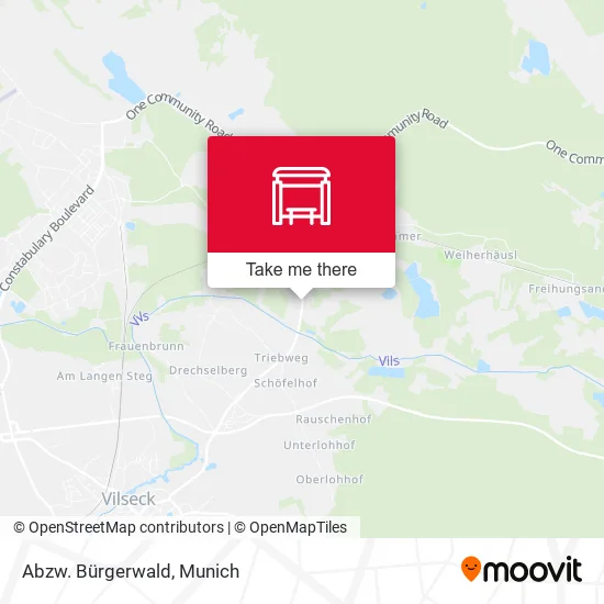 Карта Abzw. Bürgerwald