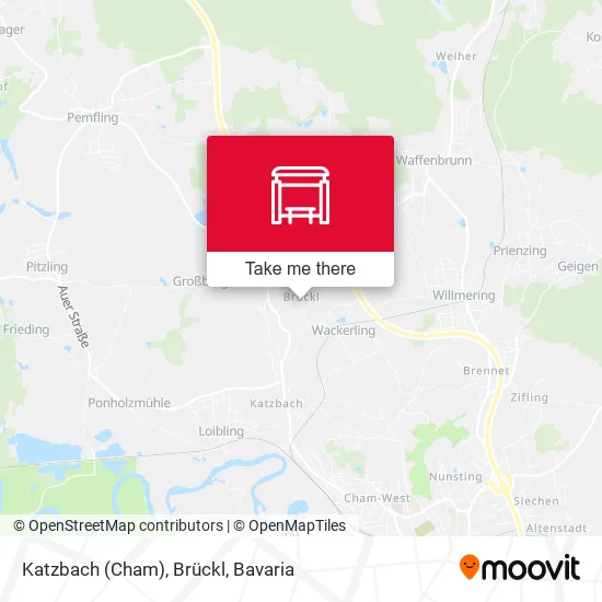 Карта Katzbach (Cham), Brückl