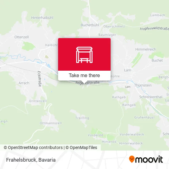 Карта Frahelsbruck