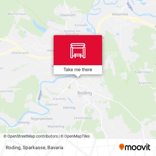 Roding, Sparkasse map