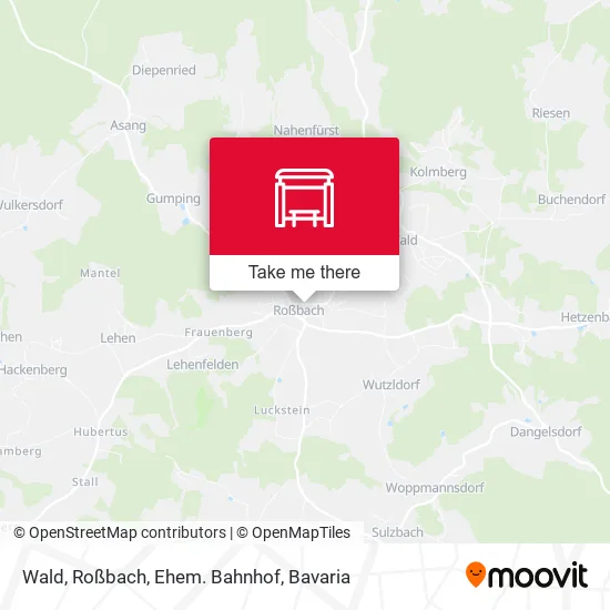Карта Wald, Roßbach, Ehem. Bahnhof