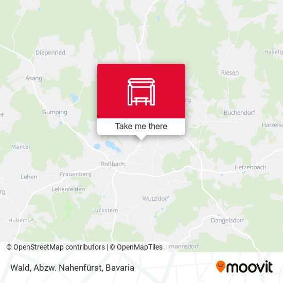 Wald, Abzw. Nahenfürst map
