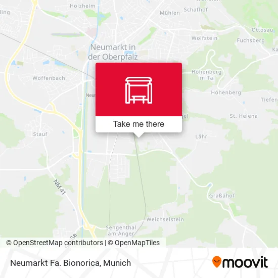 Карта Neumarkt Fa. Bionorica