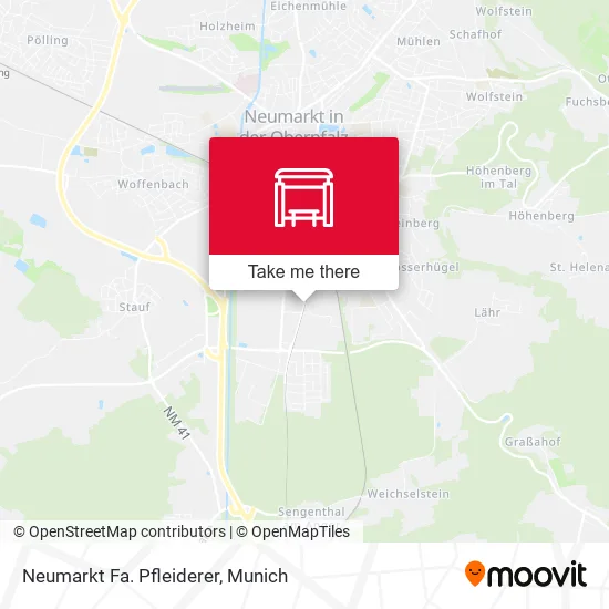 Карта Neumarkt Fa. Pfleiderer