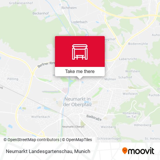 Neumarkt Landesgartenschau map