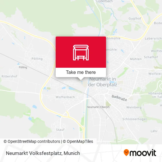 Карта Neumarkt Volksfestplatz