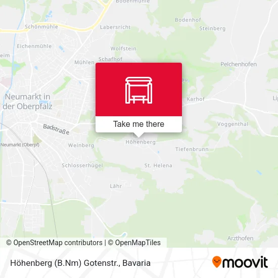 Карта Höhenberg (B.Nm) Gotenstr.