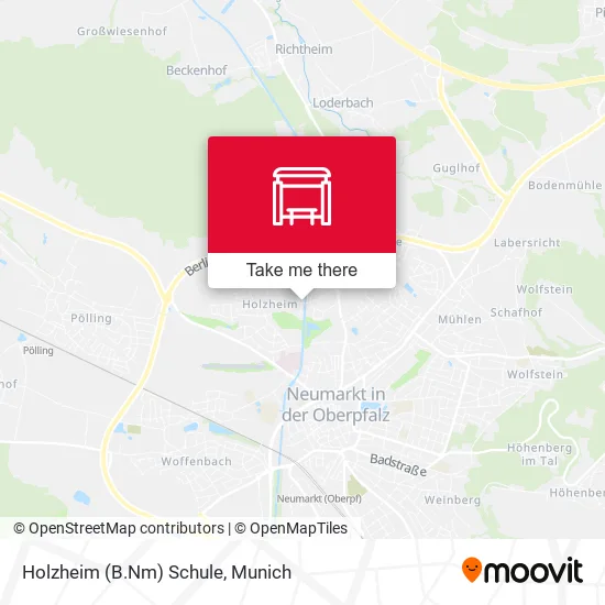 Карта Holzheim (B.Nm) Schule