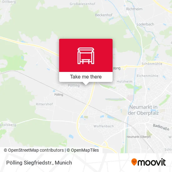 Карта Pölling Siegfriedstr.
