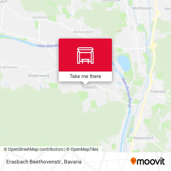 Карта Erasbach Beethovenstr.