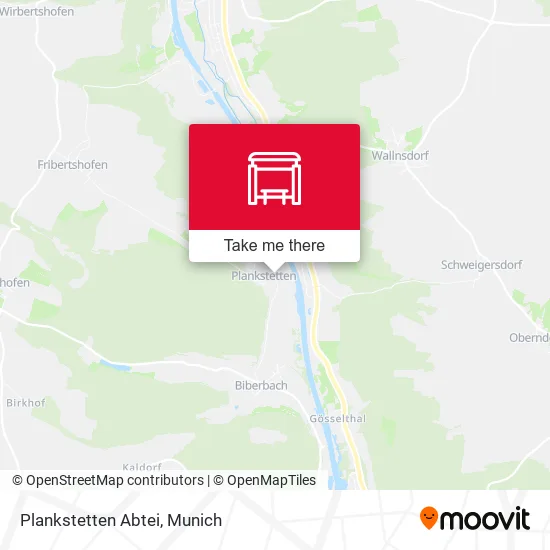 Карта Plankstetten Abtei