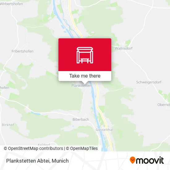 Карта Plankstetten Abtei