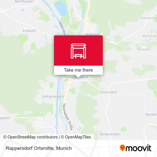 Карта Rappersdorf Ortsmitte
