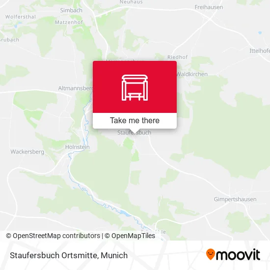 Карта Staufersbuch Ortsmitte