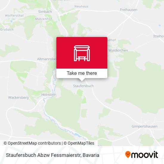 Staufersbuch Abzw Fessmaierstr map