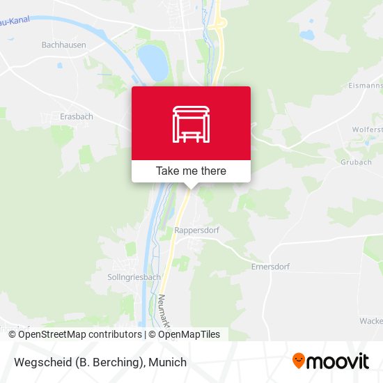Карта Wegscheid (B. Berching)