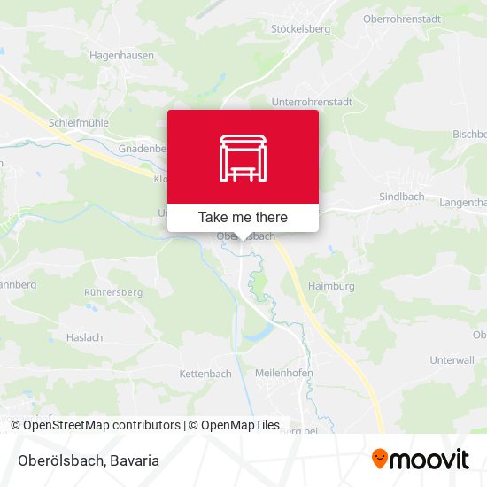 Oberölsbach map