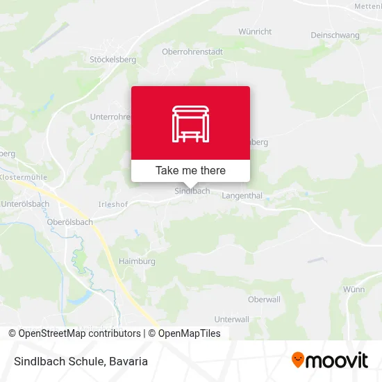 Sindlbach Schule map