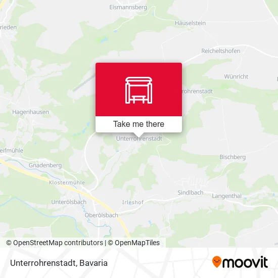 Карта Unterrohrenstadt