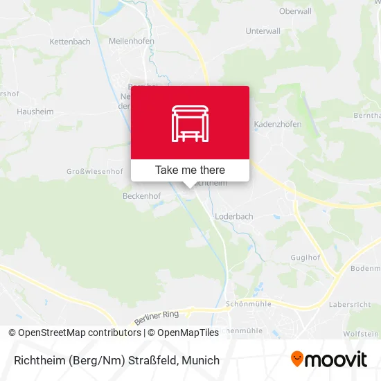 Карта Richtheim (Berg/Nm) Straßfeld