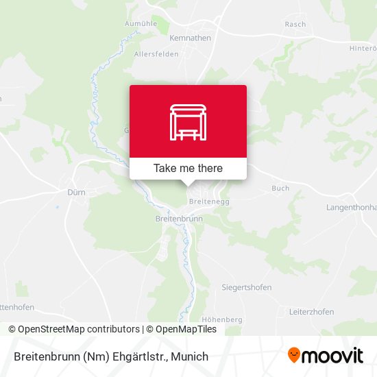 Карта Breitenbrunn (Nm) Ehgärtlstr.