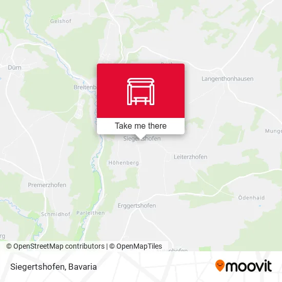 Карта Siegertshofen