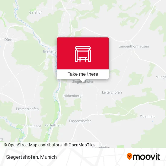 Карта Siegertshofen