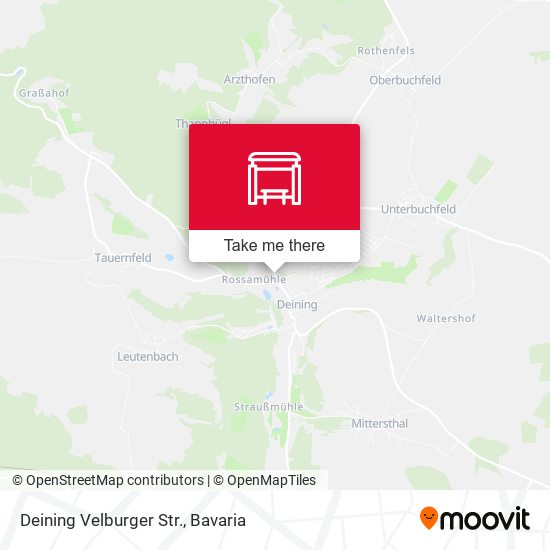 Deining Velburger Str. map