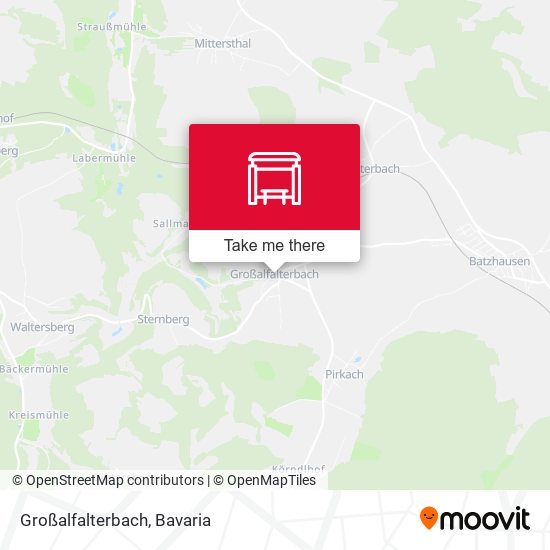 Карта Großalfalterbach