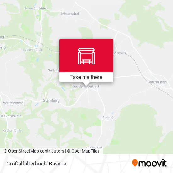 Карта Großalfalterbach