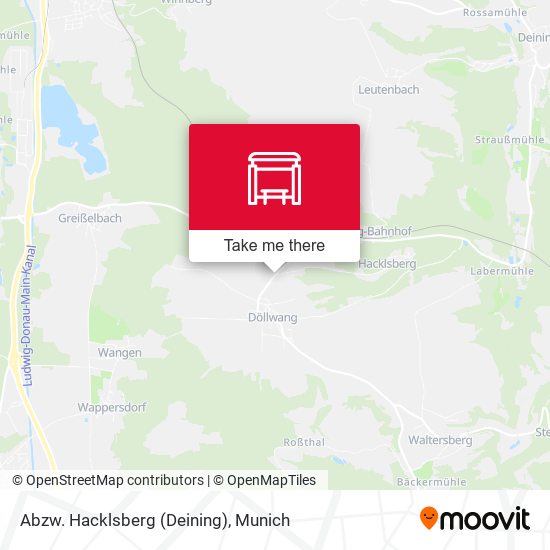 Карта Abzw. Hacklsberg (Deining)