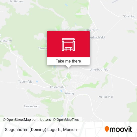 Siegenhofen (Deining) Lagerh. map