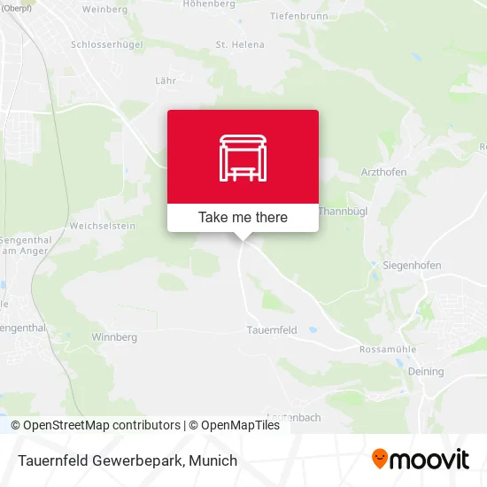 Карта Tauernfeld Gewerbepark
