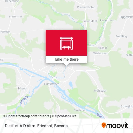 Dietfurt A.D.Altm. Friedhof map
