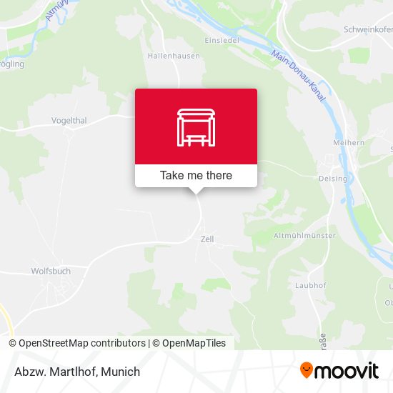 Abzw. Martlhof map