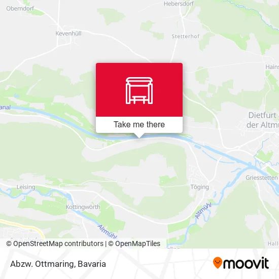 Карта Abzw. Ottmaring
